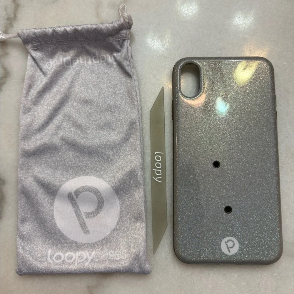 Loopy Original - iPhone Xs Max - Sparkle Silver
